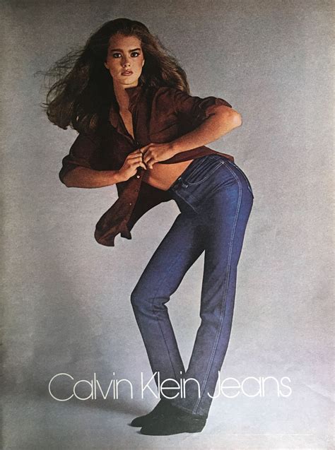 calvin klein jeans model 1980s